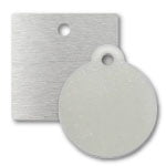 Blank Stainless Steel Valve Tags Stock Sizes