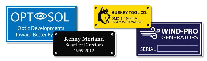Details about   Nameplate 2 x 5 PLASTIC name plate CUSTOM laser engraved 2x5 sign tag FREE Proof 